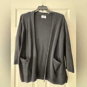 Old Navy Classic Black Knit Cardigan